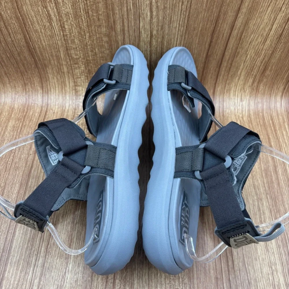 Hey Dude Carson Sandal Sport Mode Black Grey Men Size 9 Adjustable Strappy 40712